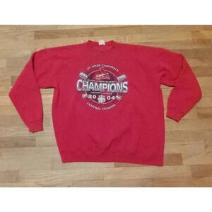 Vintage 2004 National League Champions St Louis Cardinals Sweater 2XL